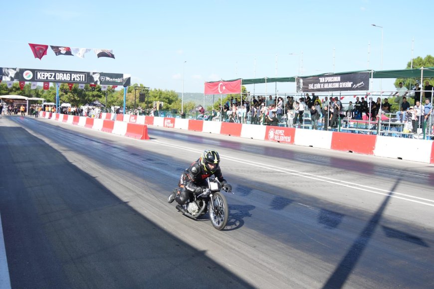Kepez’de MotoDrag final heyecanı: 11 kategoride derece mücadelesi