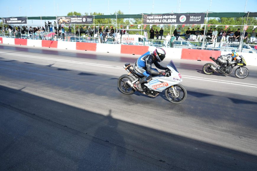 Kepez’de MotoDrag final heyecanı: 11 kategoride derece mücadelesi