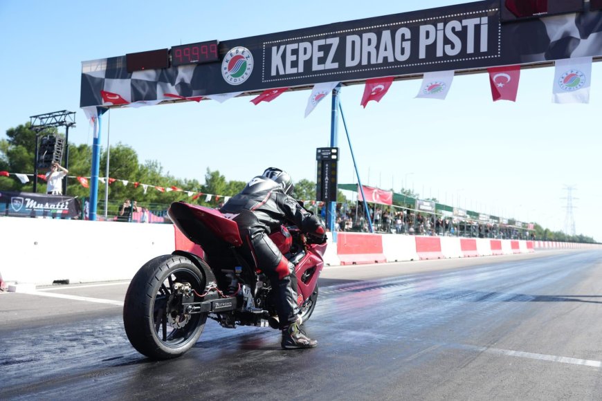Kepez’de MotoDrag final heyecanı: 11 kategoride derece mücadelesi