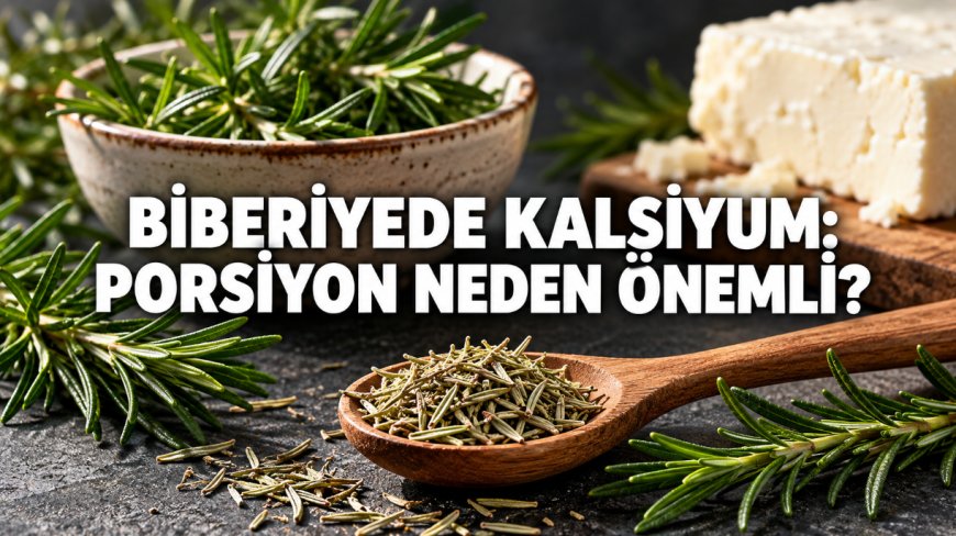 Kurutulmuş biberiyede kalsiyum dikkat çekiyor: Porsiyon miktarı belirleyici