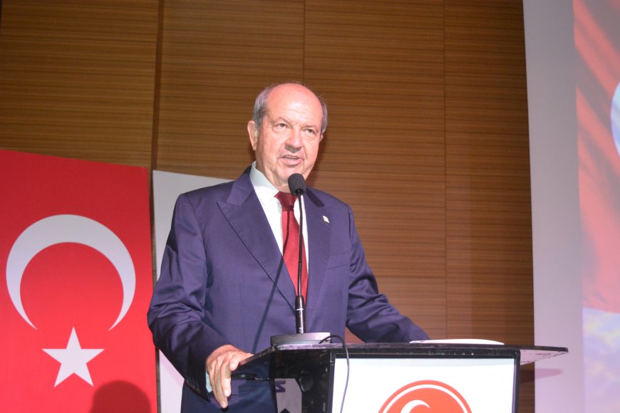 Ersin Tatar Antalya'da konuştu: Kıbrıs'ta çözüm iki devlet temelinde olmalı