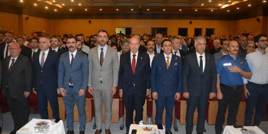 Ersin Tatar Antalya'da konuştu: Kıbrıs'ta çözüm iki devlet temelinde olmalı