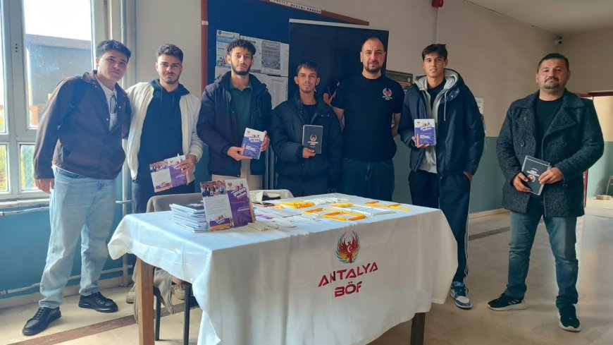 Antalya’da “Gençlerle Beraberiz” projesiyle 14 bin 638 öğrenciye ulaşıldı