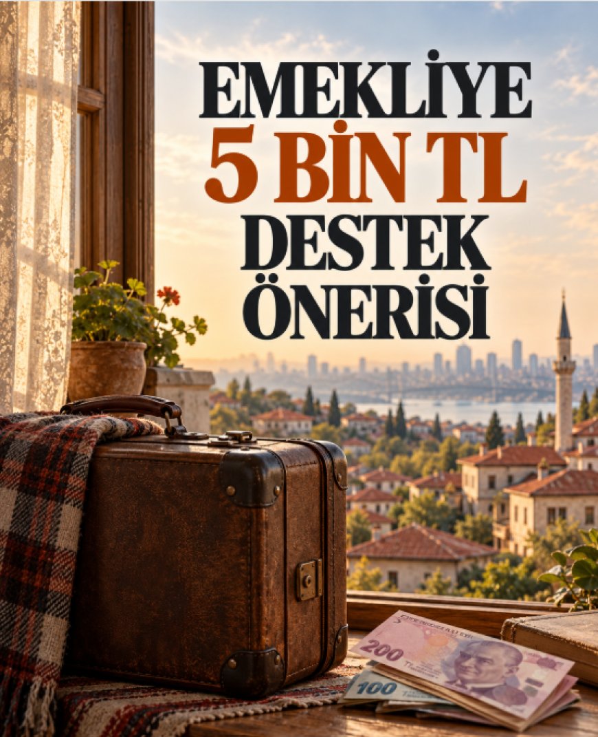 Memleketine dönen emeklilere 5 bin TL destek önerisi: Karar değil, değerlendirme