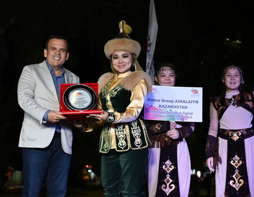 Kemer’de 300 dansçıyı buluşturan Uluslararası Dans ve Müzik Festivali tamamlandı
