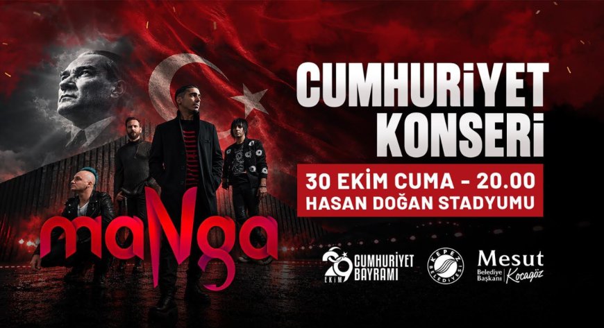 Kepez’de maNga konserinin tarihi ve yeri değişti: 30 Ekim’de Hasan Doğan Stadyumu’nda