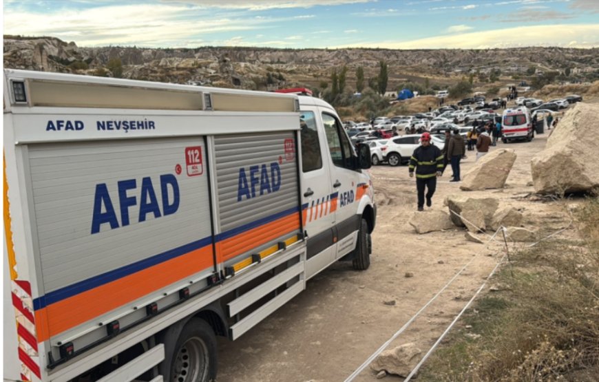 Göreme’de peribacası çöktü: 3 kişi hayatını kaybetti, 5 kişi yaralandı