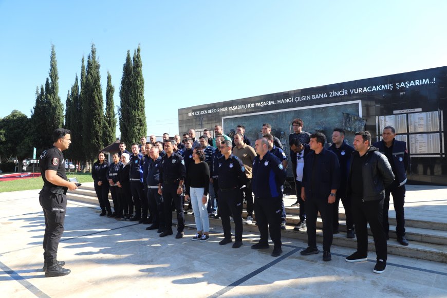 Antalya Aksu'da zabıta ekiplerine biber gazı eğitimi verildi
