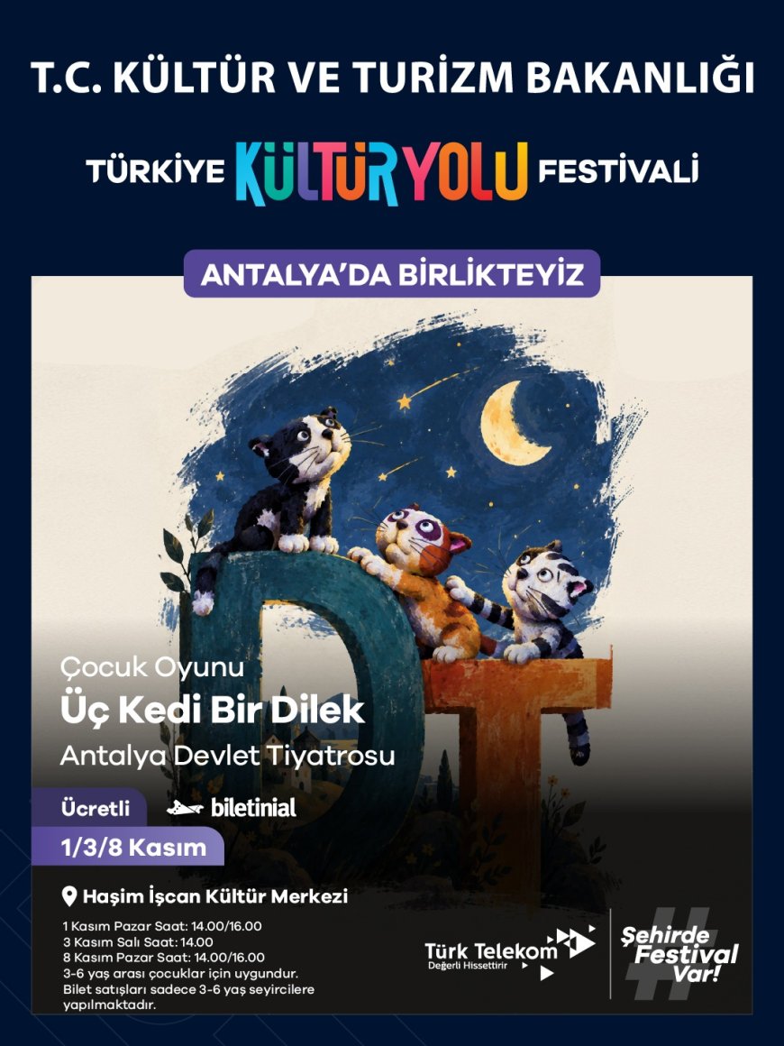 Antalya Kültür Yolu Festivali başladı: 440'tan fazla etkinlik ve tiyatro şöleni